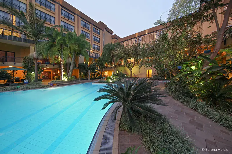 Innenhof mit Pool - Kigali Serena © Serena Hotels