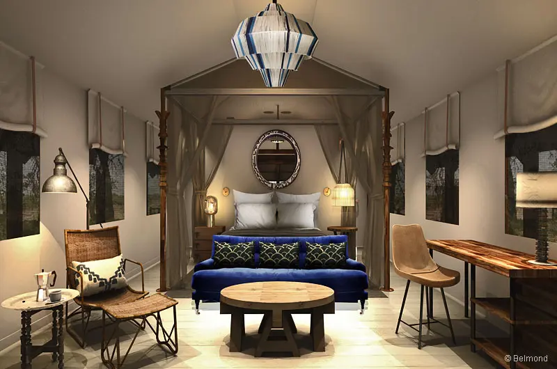Ihre Suite in der Belmond Savute Elephant Lodge (artist impression) (c) Belmond