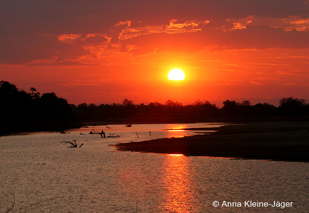 Sonnenuntergang Sambia