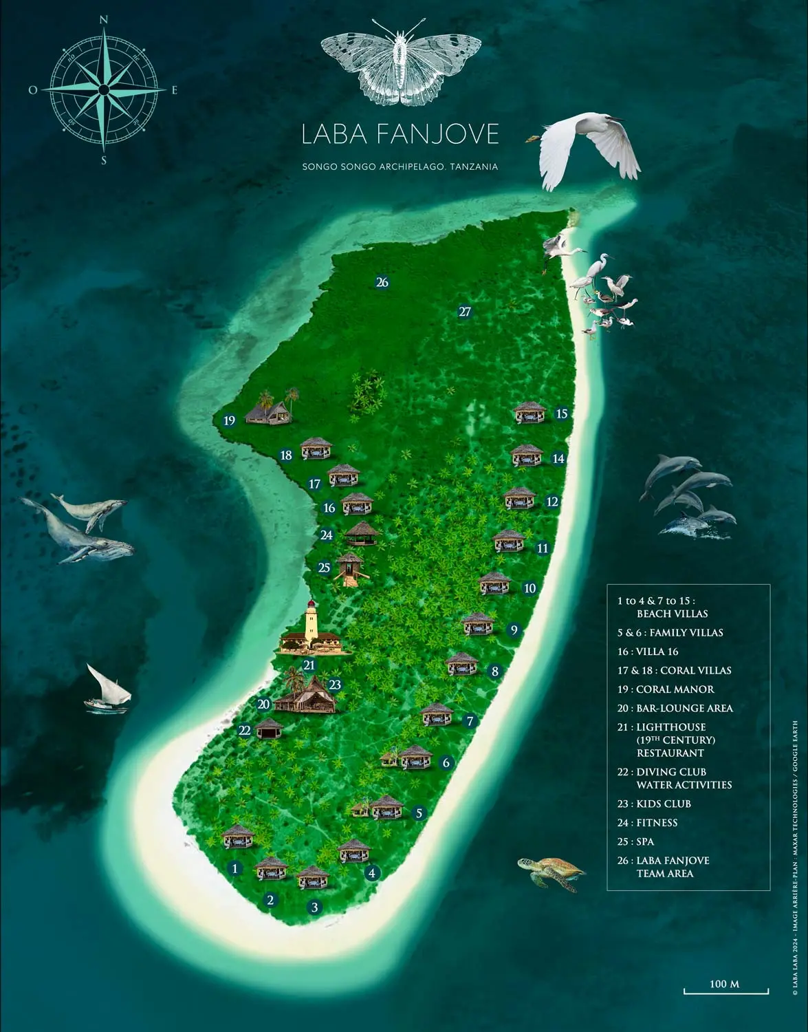 Laba Fanjove Island Map